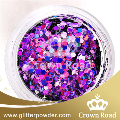 L'acrylique de la Chine cloue le glitter_powder
