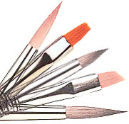 Nouvelle brosse de lecture d'art de clou, la meilleure brosse de peinture à l'huile, 12pcs par brosse de poil d'ensemble