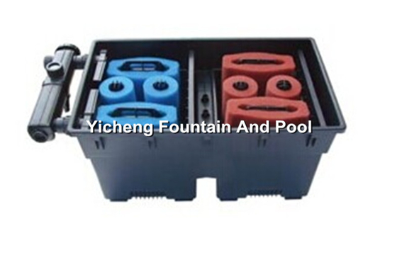 Type inclus système UV de filtration d'étang à poissons biologique pour l'étang 7m3