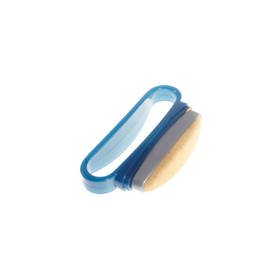 Outils matériels d'art d'ongle de l'amortisseur DIY de crème d'art d'ongle de mini cuir bleu fait sur commande de couleur de NAVI avec l'outil de manucure de couverture