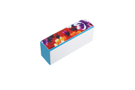 Kit de soin d'ongle d'outil de doigt de manucure de bloc d'amortisseur d'ongle de modèle de fleur