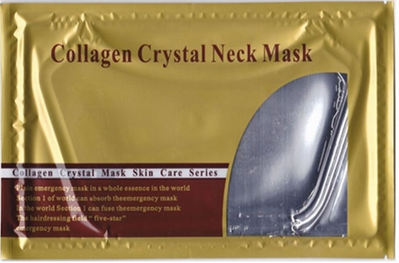 Masque facial de collagène de vitamine C de thé vert pour les femmes/masque laiteux SJ-054 de cou
