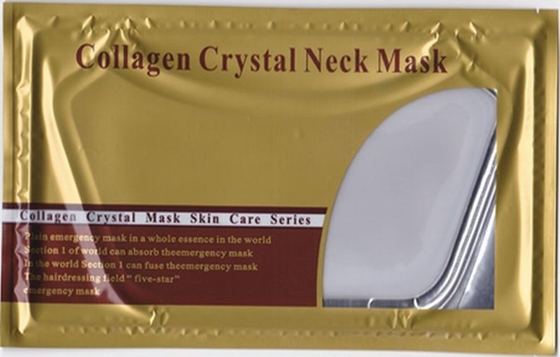 Anti ride du collagène 24k d'or facial transparent de masque pour le cou SJ-055