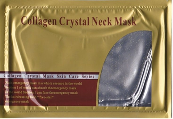 Masque facial nourrissant de collagène pur, masque en cristal SJ-058 de cou