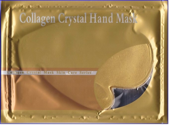 Le masque de main de collagène d'or des dames 24k pour le rajeunissement Sun de peau repère SS-047