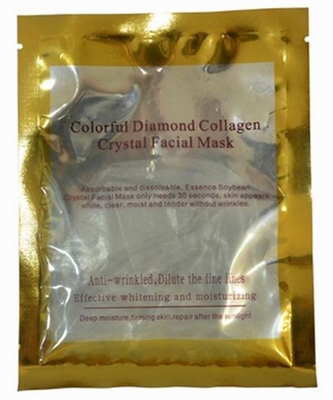 Masques faciaux de collagène pour la peau vieillissante
