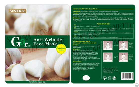 Pelez le serrage en hydratant le masque facial de collagène/le masque protecteur d'ail SC-02