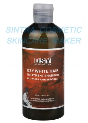 Liquide nourrissant de fines herbes naturel vert de cheveux noirs pour le traitement de cheveux blancs - STD-005