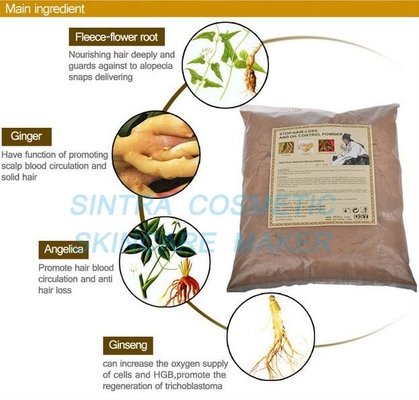 Cheveux de DSY nourrissant la poudre liquide de soins capillaires de contrôle de perte des cheveux et d'huile d'arrêt - STD-011