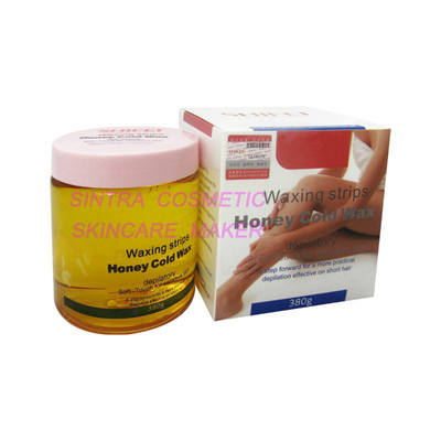 Bandes naturelles de cire d'épilation de 100%, kit froid STF1133 réglé de cire de sucre de miel