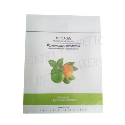 Acides naturels de fruit hydratant le masque facial pour des défauts enlevant MM-02