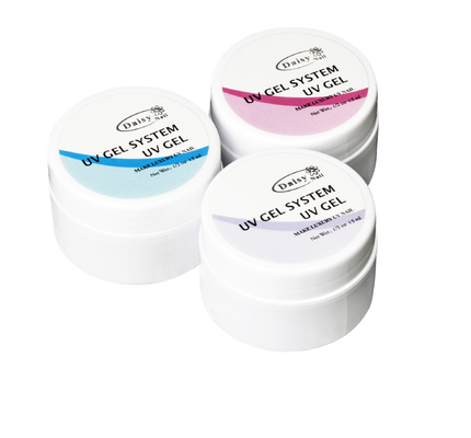 Système UV 0.5oz de gel de clou blanc d'espace libre/nature sans la fissuration