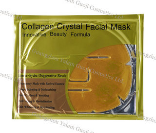 24 k or Masque Facial Anti rides avec le collagène de poisson de mer profonde de la beauté hydratée