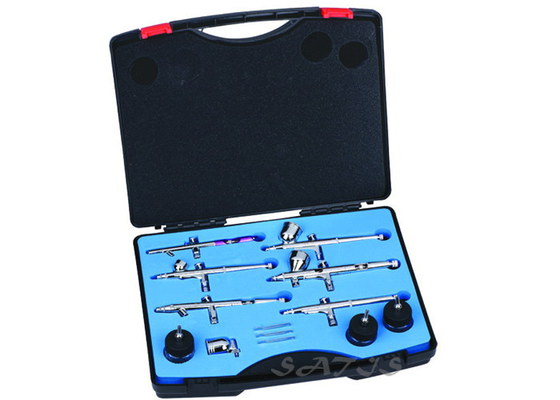 Kit provisoire d'aerographe d'action de machine professionnelle de tatouage double pour tatouer