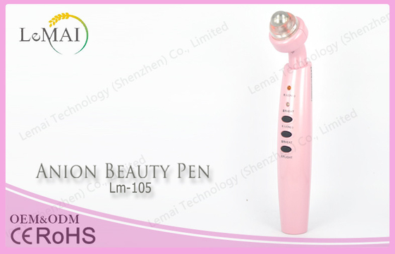 Dispositif ultrasonique de beauté d'ion négatif portatif pour le stylo de salon/Anti-ride