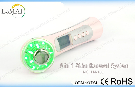 Le Massager facial de beauté ultrasonique tenue dans la main pour des pores de rétrécissement/amplifient l'absorption