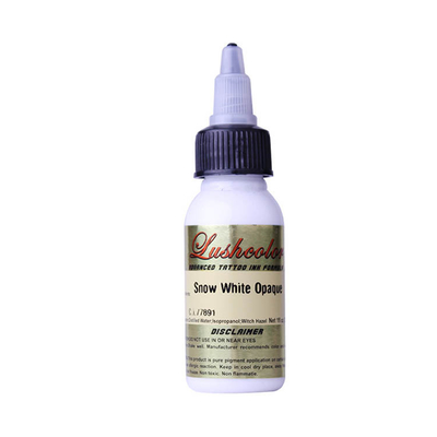 Imperméabilisez l'encre permanente opaque blanche de tatouage de neige de 1 once pour le sourcil