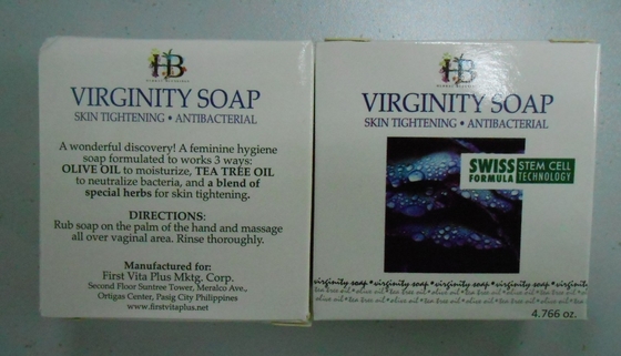 Virginité de fines herbes naturelle de 100% serrant le savon