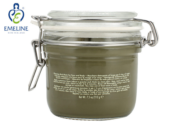 Masque facial de blanchiment de tassement naturel de boue de contrôle d'huile pour la station thermale de salon de beauté