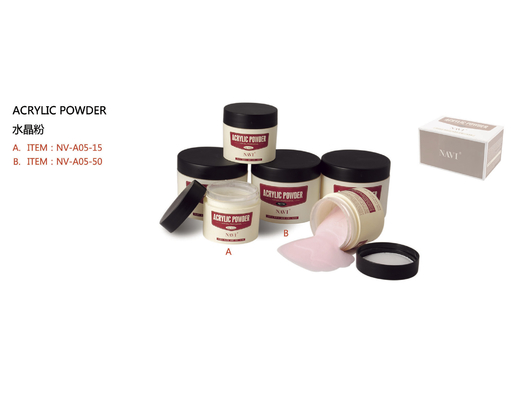 15g poudre acrylique en cristal d'ongle de systèmes acryliques d'ongle de manucure de 0,5 onces
