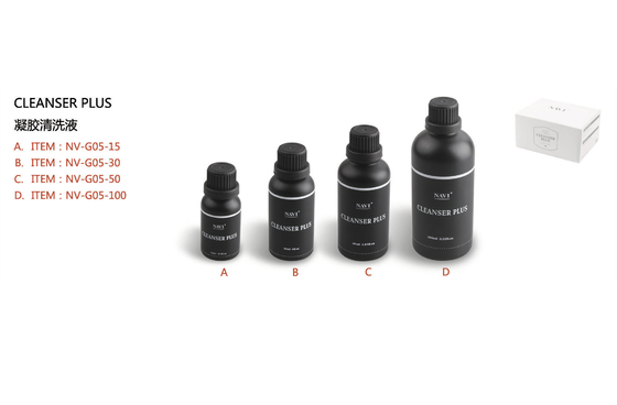 les systèmes acryliques de clou de 15ml 30ml clouent le détergent plus/solvant UV de gel