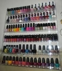 Supports acryliques d'affichage de support acrylique de vernis à ongles avec la belle forme