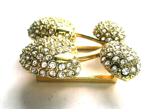 Accessoires de vêtements de cristal/en métal avec les gemmes acryliques de diamant
