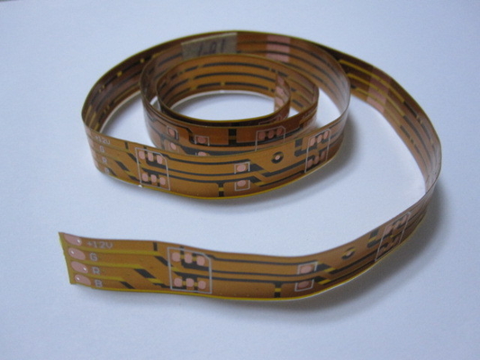 Conception flexible à simple face de circuit imprimé cuivre de 0,5 onces avec l'adhésif acrylique