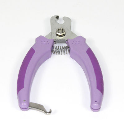Choyez le coupe-ongles pour la petite couleur de pourpre de ciseaux d'outil de toilettage de chien