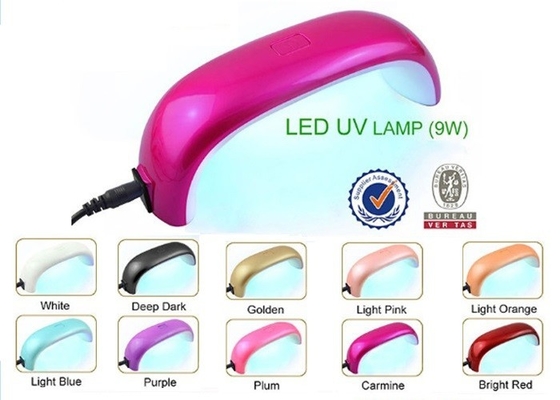 traitement UV de ventilateur de vernis à ongles de dessiccateur d'ongle d'orteil de lumière de lampe de gel de l'arc-en-ciel LED de 9W 110V