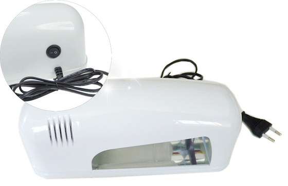 Lampe UV de gel professionnel blanc de clou de mode 9 watts pour traiter des clous