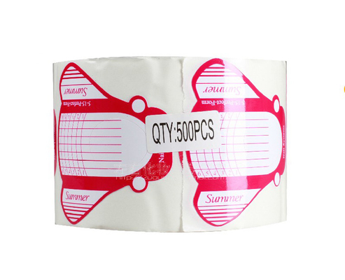 dappen les doubles outils épais roses d'art de clou de forme de clou 500 PCs/petit pain