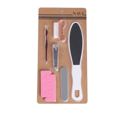 La trousse à outils à la maison de manucure d'ongle, amortisseur de coupeur de dossier d'ongle a placé pour des filles