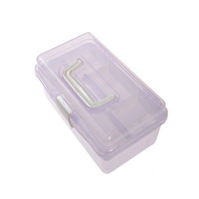Récipient en plastique d'organisateur de boîte de rangement de valise d'outillage d'art de clou d'ABS de Navi