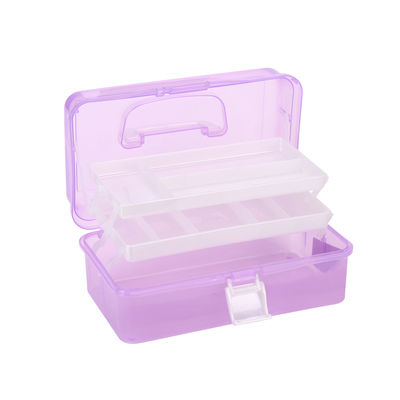 Récipient en plastique d'organisateur de boîte de rangement de valise d'outillage d'art de clou d'ABS de Navi