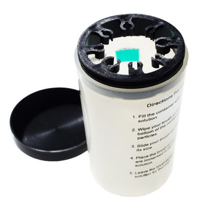 Clouez la tasse de décapant d'outils d'art de clou de bouteille de brosse lavant avec du plastique
