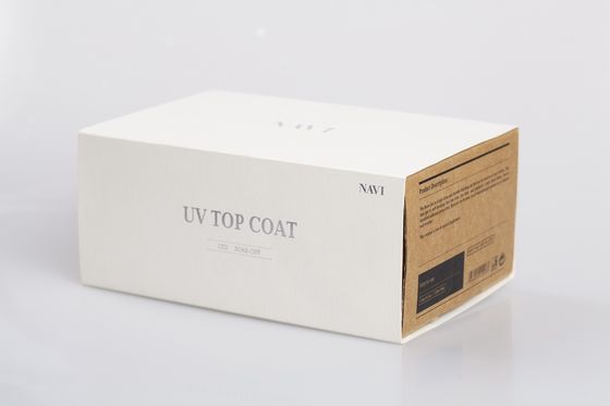 Aucune fissuration/aucun ne se fanent ongle imbibent le manteau UV de dessus de polonais de gel d'ongle 15 ml