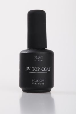 Aucune fissuration/aucun ne se fanent ongle imbibent le manteau UV de dessus de polonais de gel d'ongle 15 ml