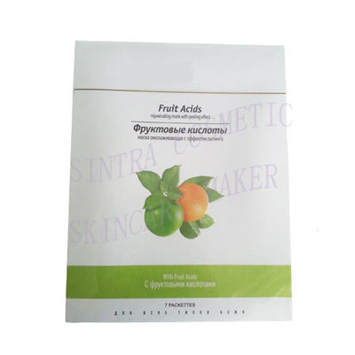 Acides naturels de fruit hydratant le masque facial pour des défauts enlevant MM-02