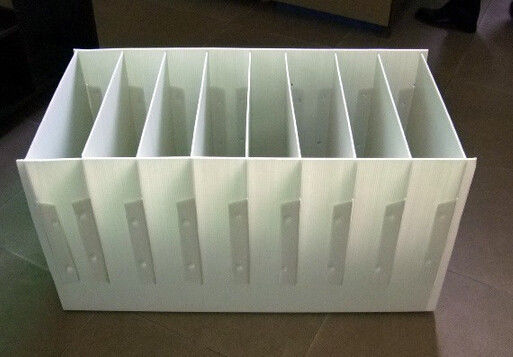 Intercalaires en plastique pliables noirs/blancs de résistance thermique pour l'amortisseur/emballage