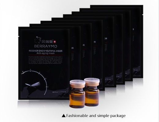 soin 100% facial de visage de masque de beauté de soin de Berraymo-peau de masque d'acide hyaluronique d'anti collagène anti-vieillissement chinois de ride