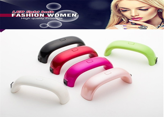 Le mini gel d'ongle du watt 6pcs des kits 9 de lampe d'ongle de LED et la manucure de DIY clouent des outils d'art