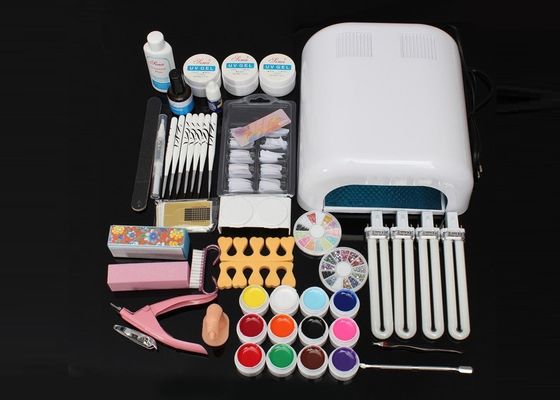 Lampe UV blanche 36W de gel de clou de kits UV portatifs de gel/outils art de clou