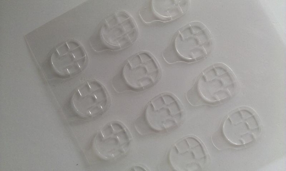 Étiquette transparente de colle pour le doigt, outil d'art d'ongle d'ABS/ANIMAL FAMILIER