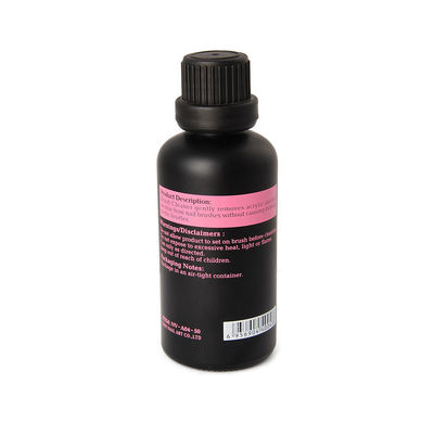 le nettoyeur à brosse acrylique de clou de la bouteille 50ml enlèvent le résidu d'acrylique/gel