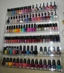 Supports acryliques d'affichage de support acrylique de vernis à ongles avec la belle forme