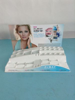 Présentoirs cosmétiques acryliques portatifs pour des cosmétiques de vernis à ongles