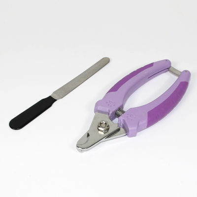 Choyez le coupe-ongles pour la petite couleur de pourpre de ciseaux d'outil de toilettage de chien