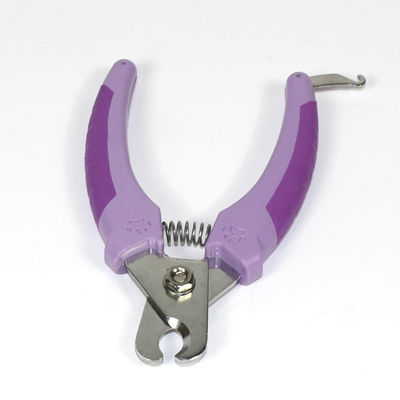 Choyez le coupe-ongles pour la petite couleur de pourpre de ciseaux d'outil de toilettage de chien