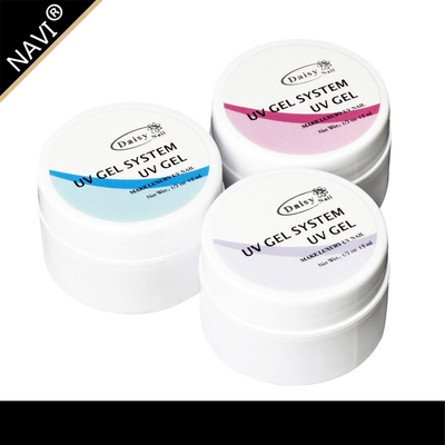 système UV de vernis à ongles de gel de l'ongle 15ml/0.5oz avec clair rose blanc